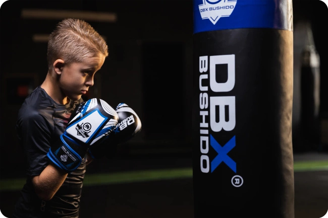 80 cm / 15 kg - DBX Junior Blue Boxing Set for Kids | DBX Bushido