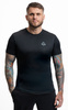 Premium black training t-shirt with grey DBX Bushido logo