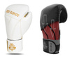 PREMIUM boxing gloves made of natural leather "HAMMER - WHITE 8 oz