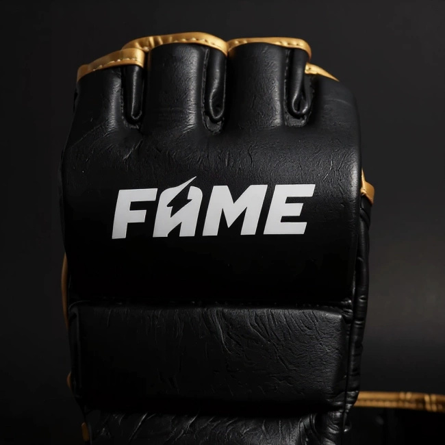 FAME MMA natural leather gloves | DBX Bushido