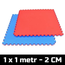 Exercise mat with Safety Certificate - Puzzle 1x1m - Tatami 2 cm
