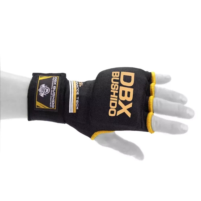 GEL GLOVES, BOXING WRAPS - GOLD - S/M