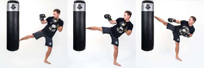 130 cm / 60 kg - 60 KG punching bag! Punching bag with rubber granules SBRX 130 cm Silver