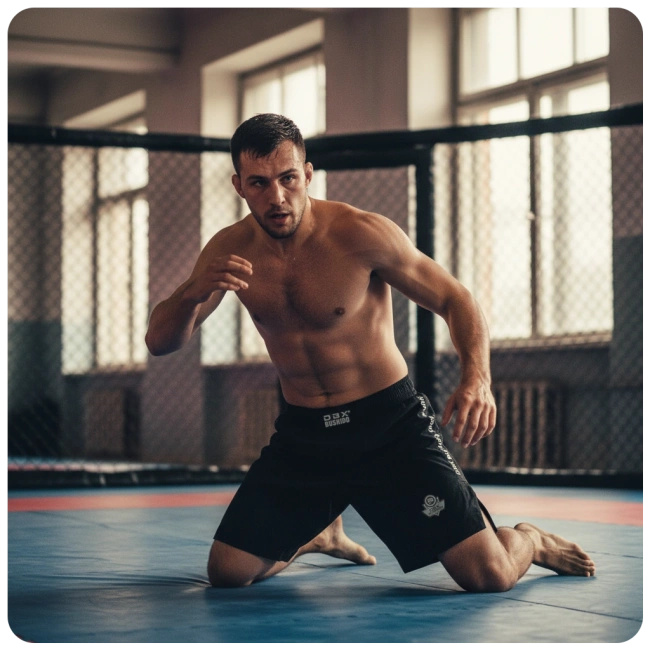 MMA Black Shorts DBX Bushido