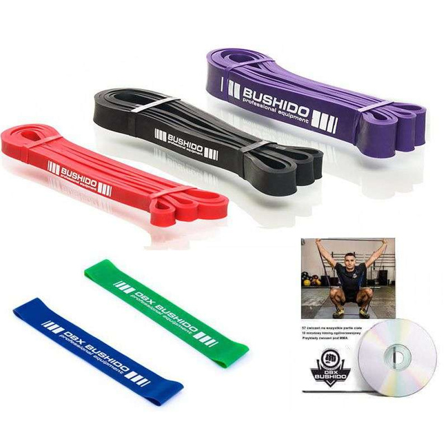 POWER BAND DBX BUSHIDO TRAINING RESISTANCE SET - POWER SET