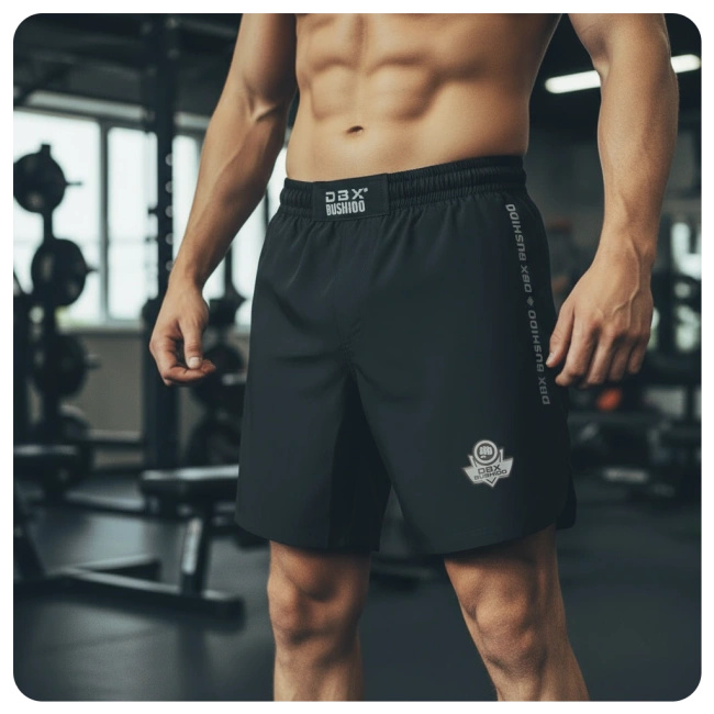 MMA Black Shorts DBX Bushido