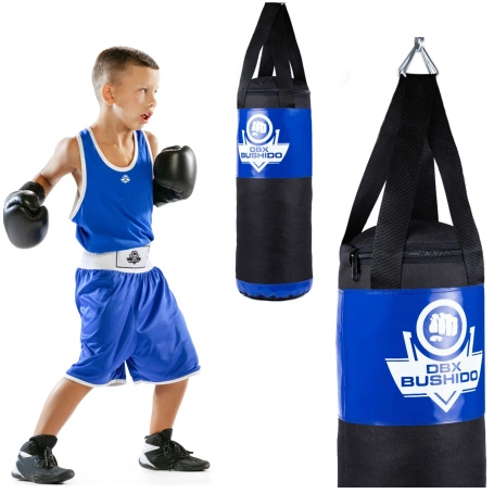 60 cm / 7 kg - Children's punching bag 60 cm x 22 cm - blue