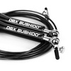 Aluminum skipping rope with steel cable DBX Pro Black + cover