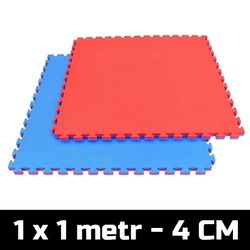 Exercise mat with Safety Certificate - Puzzle 1x1m - Tatami 4 cm