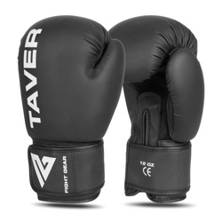 T-407-BlackOne Sparring Boxing Gloves 10 oz