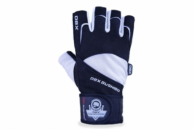 WG-162 - GLOVES FOR GYM - FOR EXERCISES - WITH LONG VELCRO AND GRIP-X SYSTEM - L