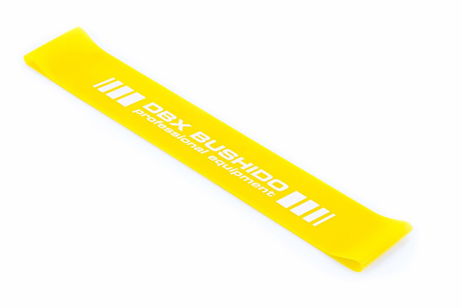 Power Band MINI - Training rubber for mobility exercises YELLOW 5-7 kg