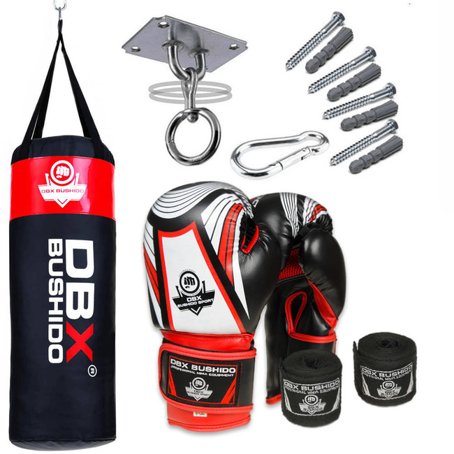 80 cm / 15 kg - Children's Boxing Set DBX Junior Red