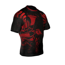 The "Warrior" Rashguard compression shirt is made of DBX MORE DRY M material