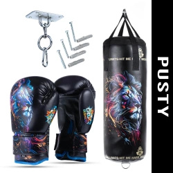 Kids Boxing Set Leon EMPTY Bag + Gloves – 65 cm