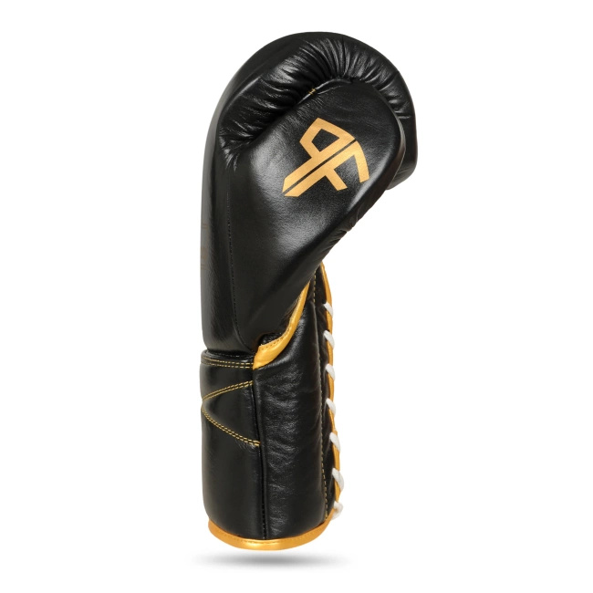 Lace-Up Multi-Layer Boxing Gloves - ProFighter Gold - Legacy Series