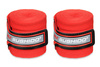 ELASTIC BOXING BANDAGES, 4M RED WRAPS