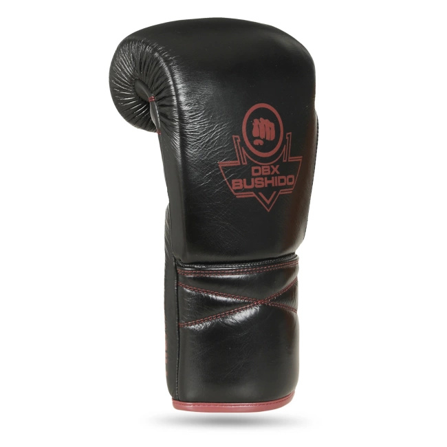 Lace-Up Multi-Layer Boxing Gloves - ProFighter Bordeaux - Legacy Series