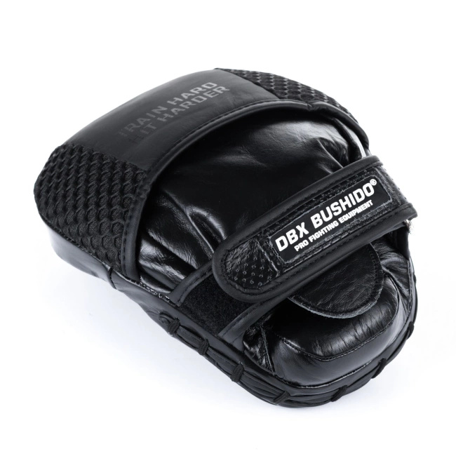 Focus Mitts made of Genuine Leather | Black Leather | 2 pieces