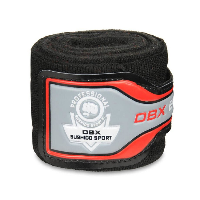 ELASTIC BOXING BANDAGES, 4M WRAPS, BLACK ARH-100010a