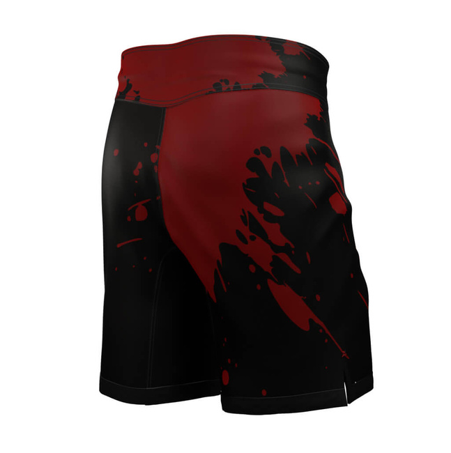 Workout shorts - exercise shorts "Blood" L