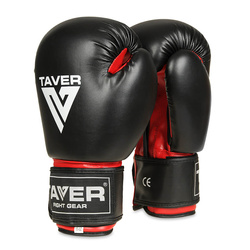TAVER Red 10oz boxing sparring gloves