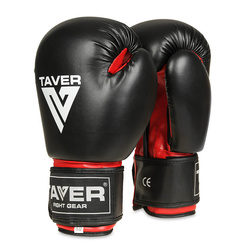 TAVER Red sparring boxing gloves 8 oz