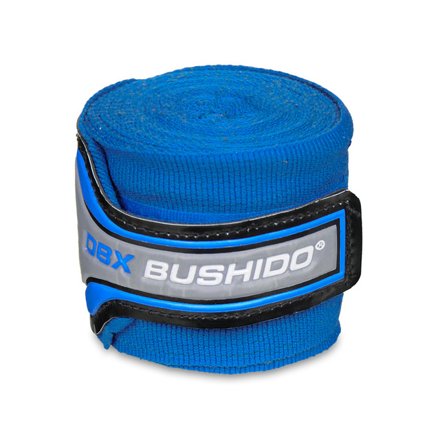 ELASTIC BOXING BANDAGES, 4M BLUE WRAPS